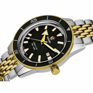 Rado Captain Cook Automatic Black Two Tone Gold